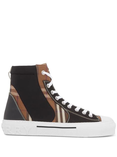 Burberry Check lace sneakers